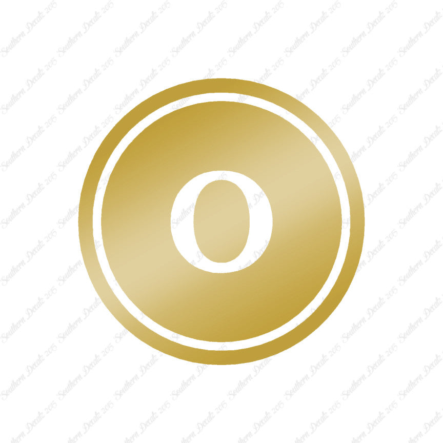 Typewriter Font O Initial