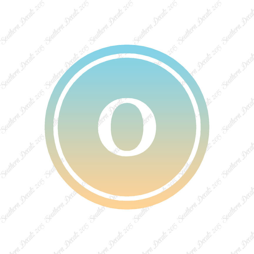 Typewriter Font O Initial