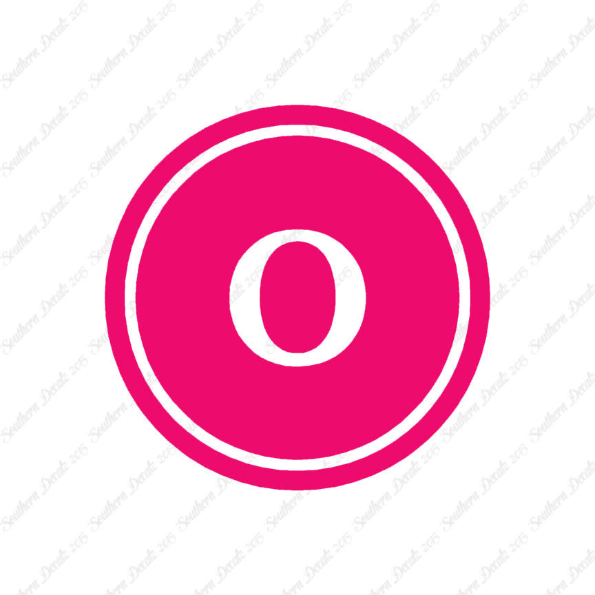 Typewriter Font O Initial