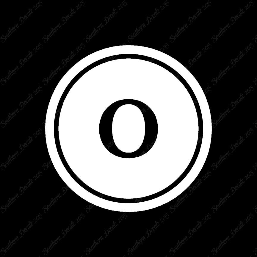 Typewriter Font O Initial