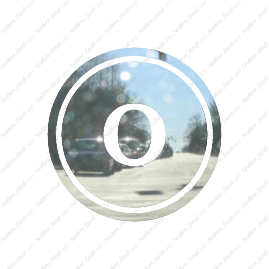 Typewriter Font O Initial
