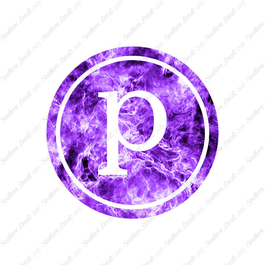 Typewriter Font P Initial