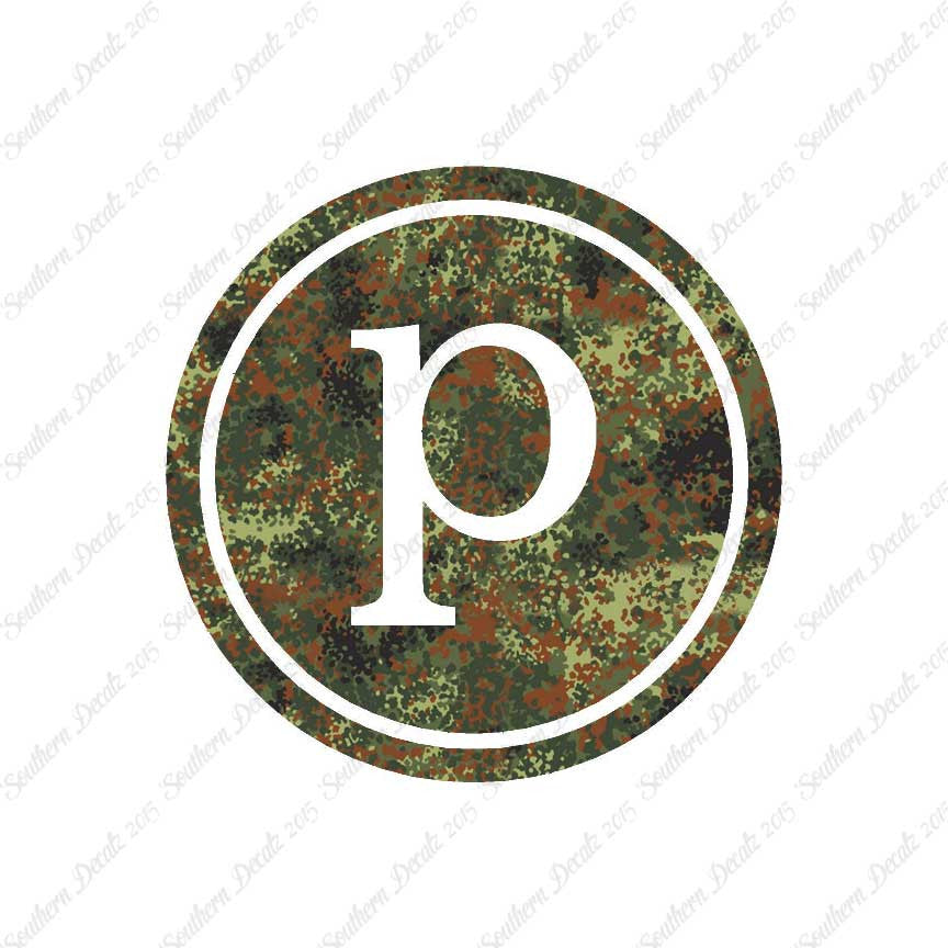 Typewriter Font P Initial