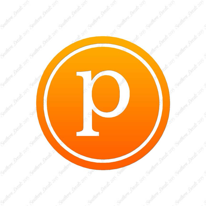 Typewriter Font P Initial