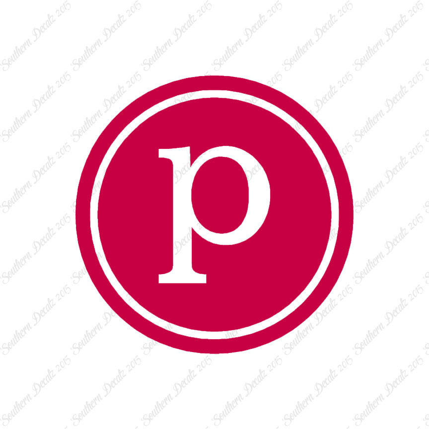 Typewriter Font P Initial