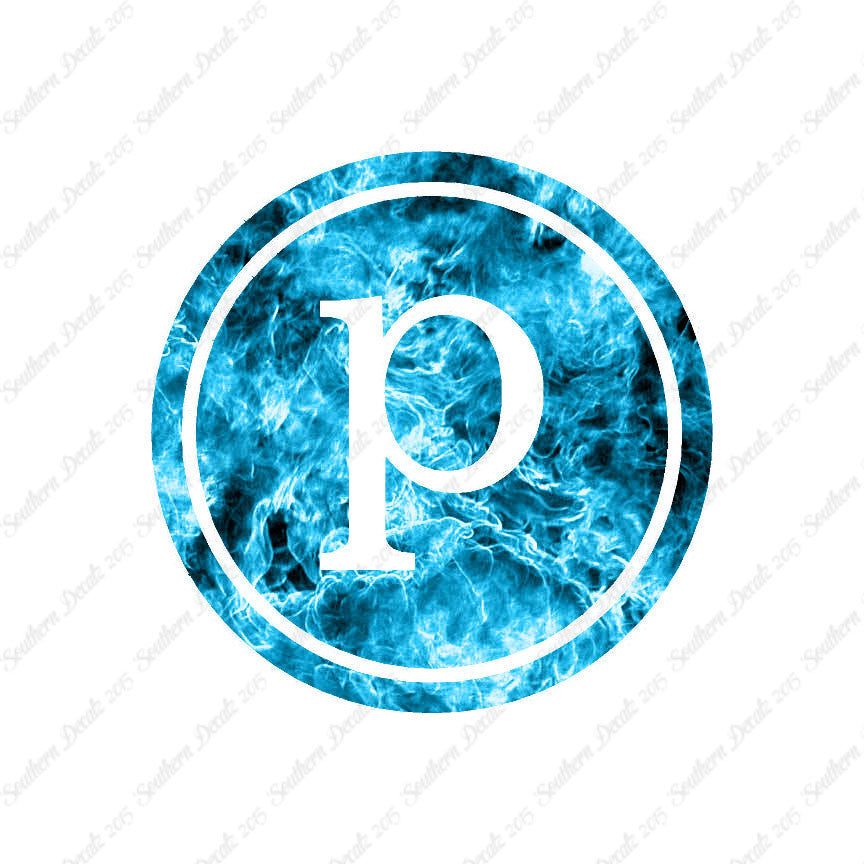 Typewriter Font P Initial