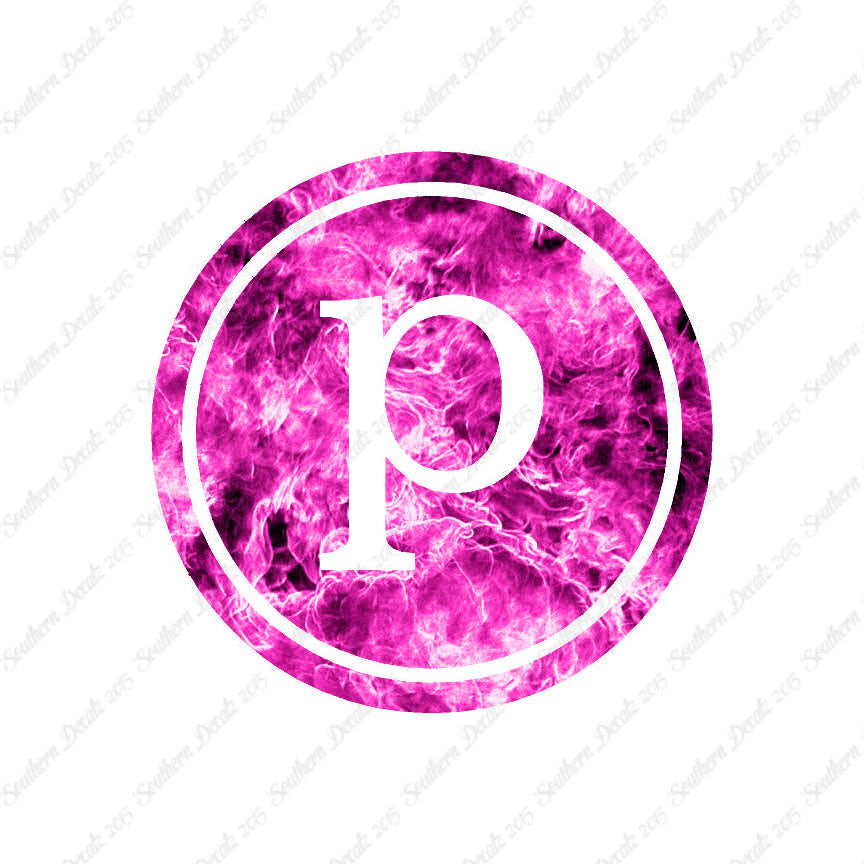 Typewriter Font P Initial