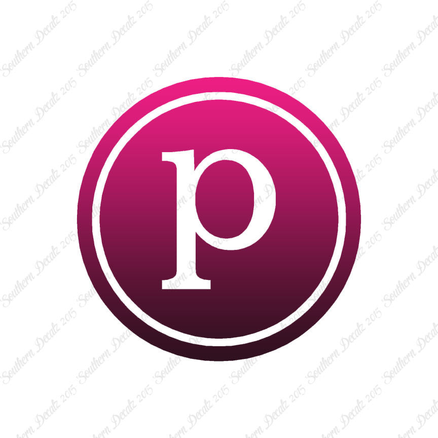 Typewriter Font P Initial