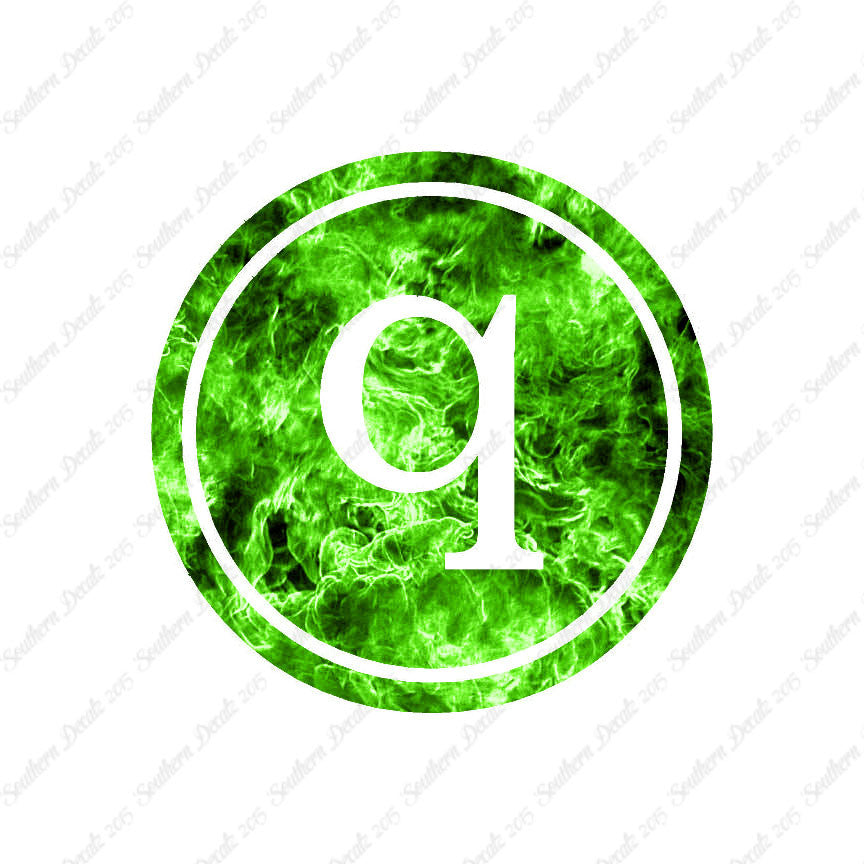 Typewriter Font Q Initial