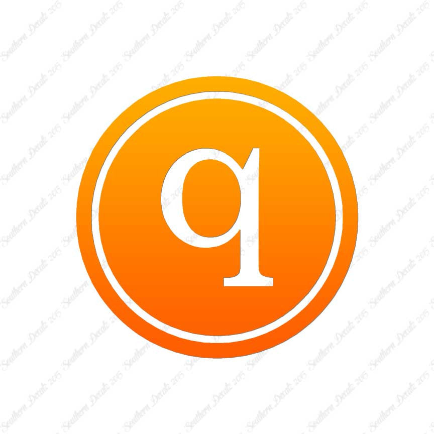 Typewriter Font Q Initial