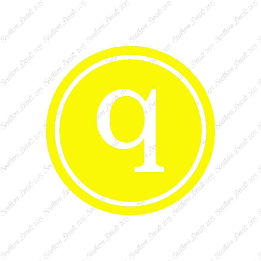 Typewriter Font Q Initial