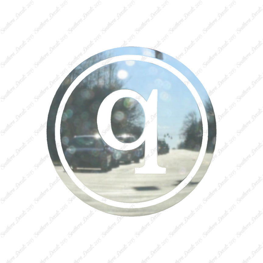Typewriter Font Q Initial