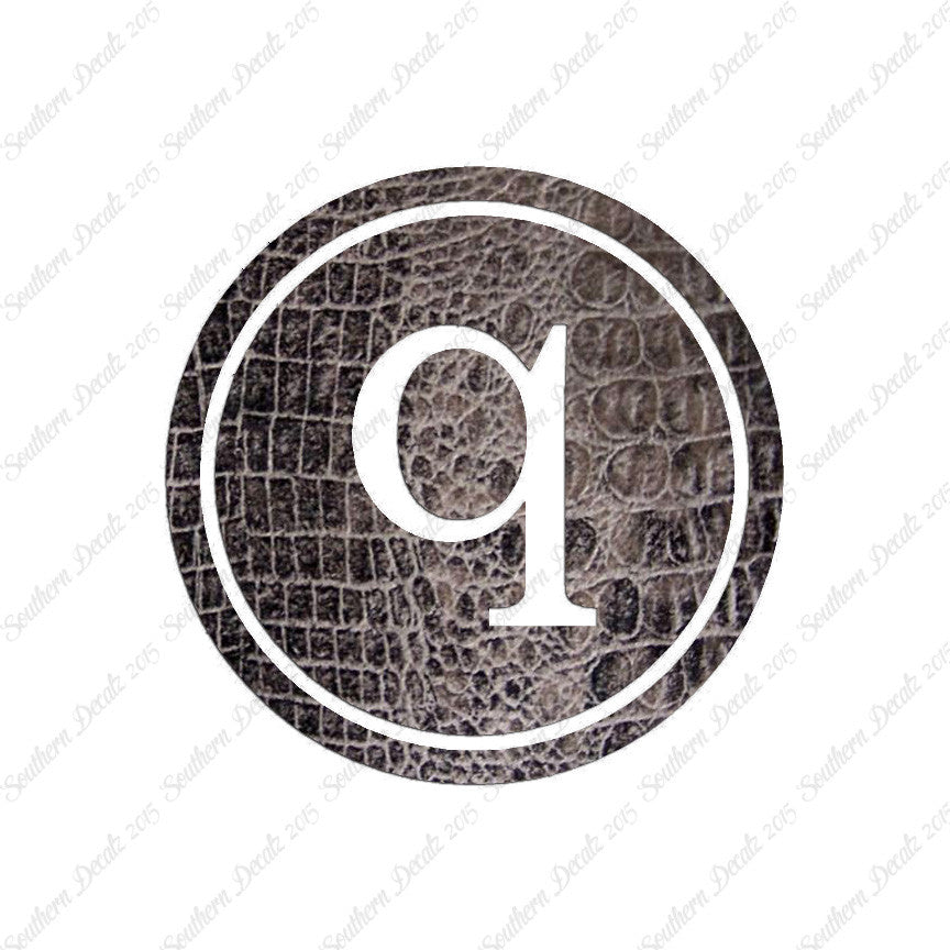 Typewriter Font Q Initial