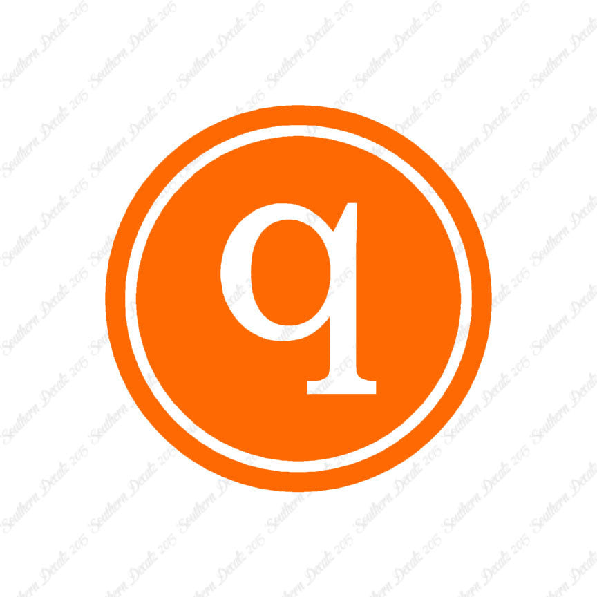 Typewriter Font Q Initial