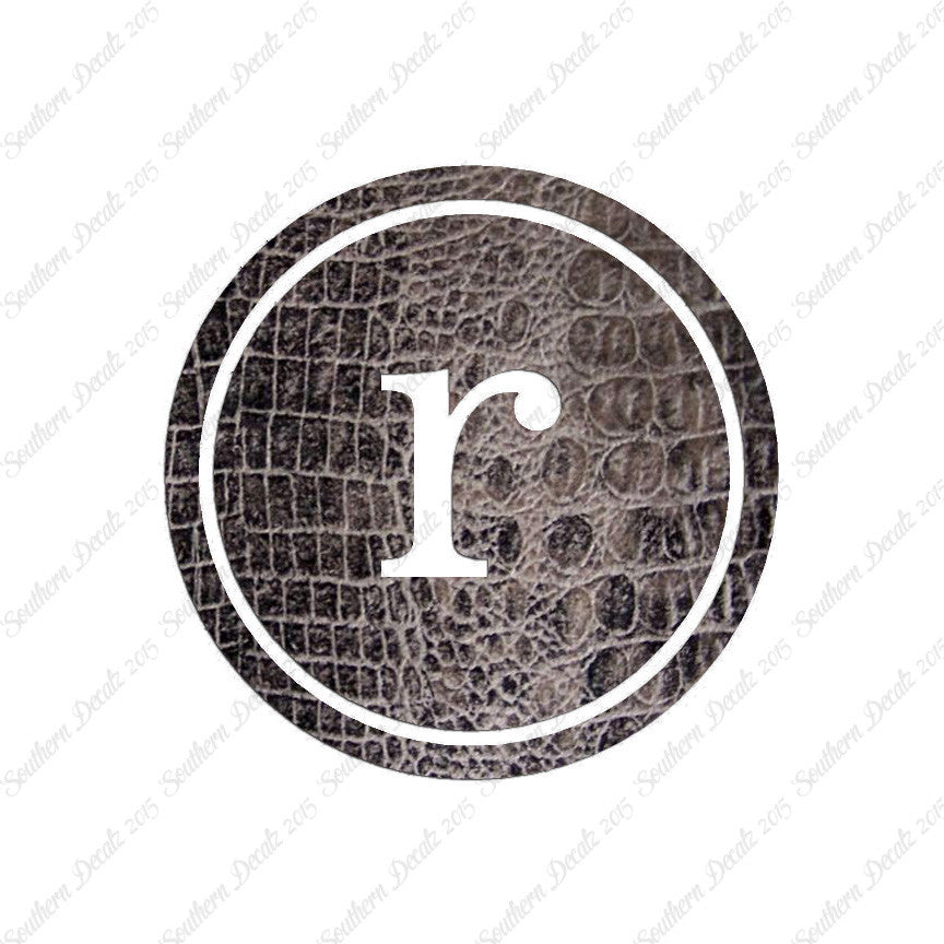 Typewriter Font R Initial