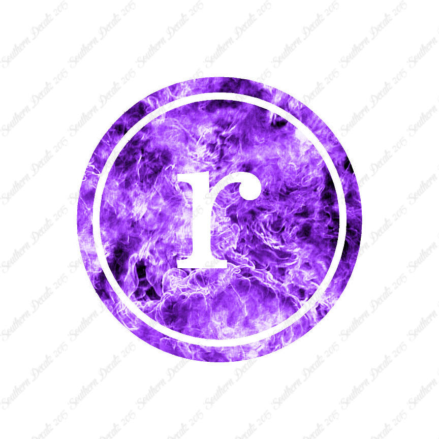 Typewriter Font R Initial