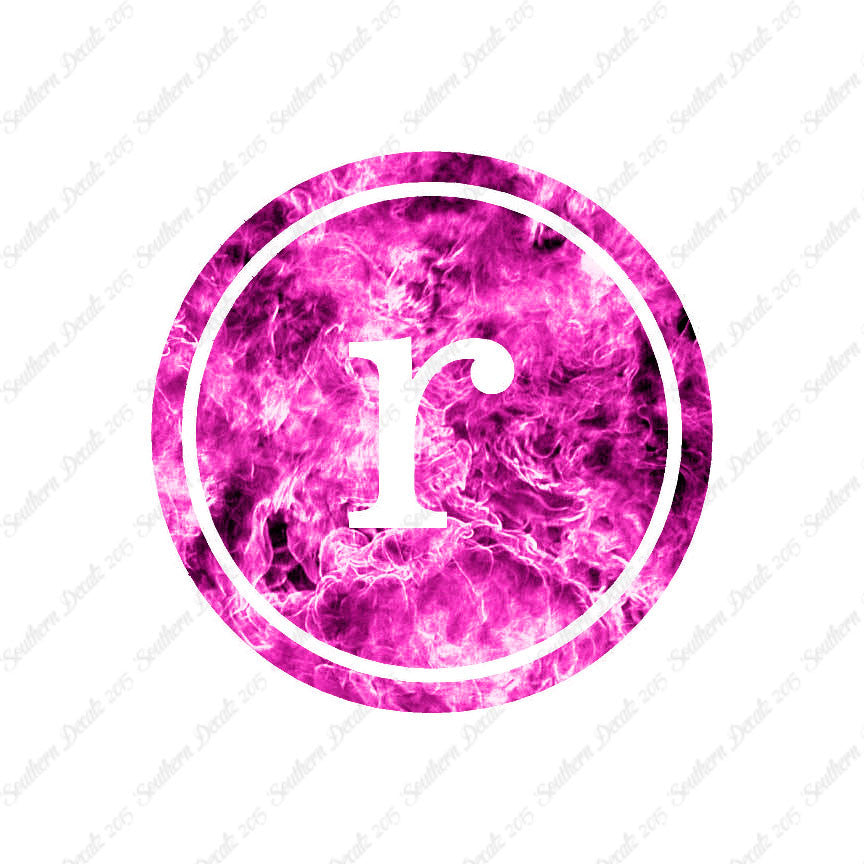 Typewriter Font R Initial
