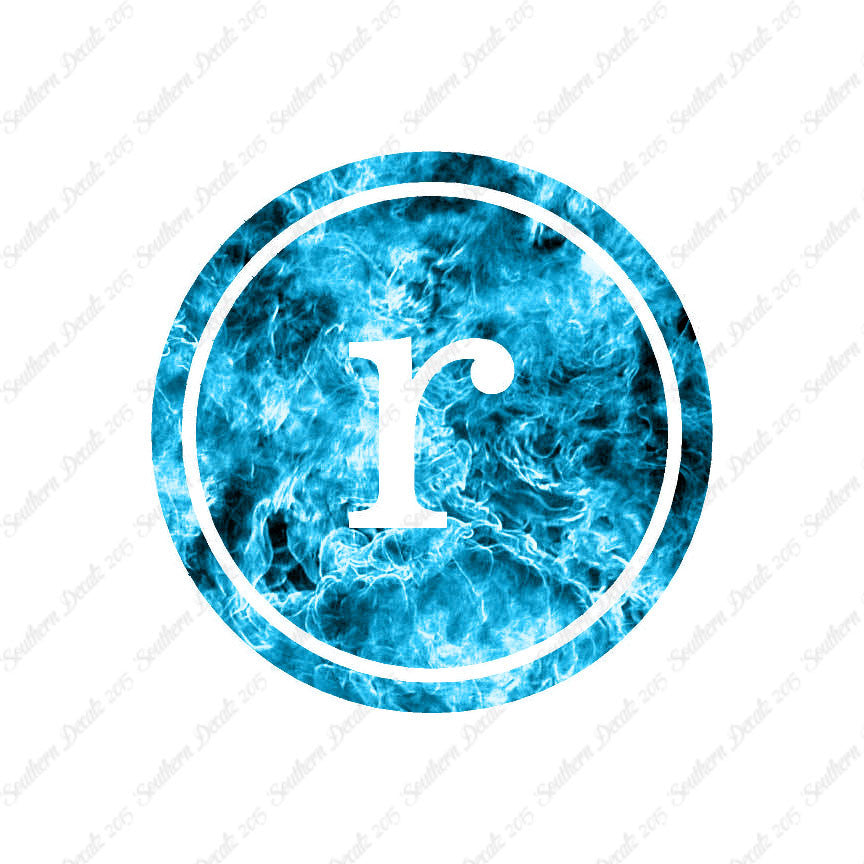 Typewriter Font R Initial