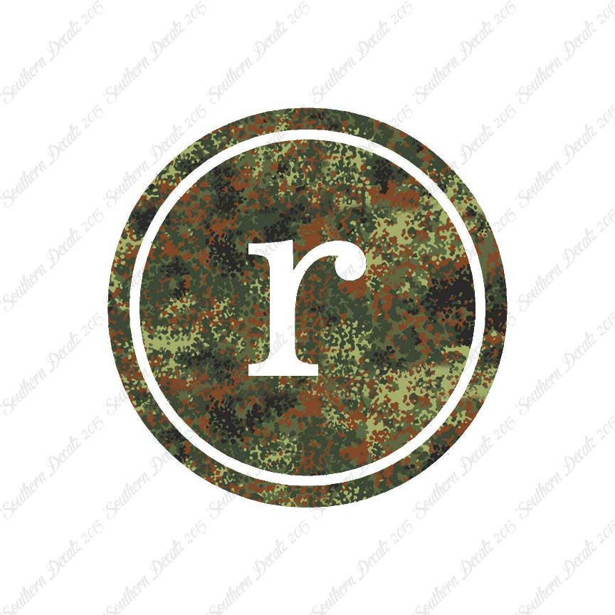 Typewriter Font R Initial