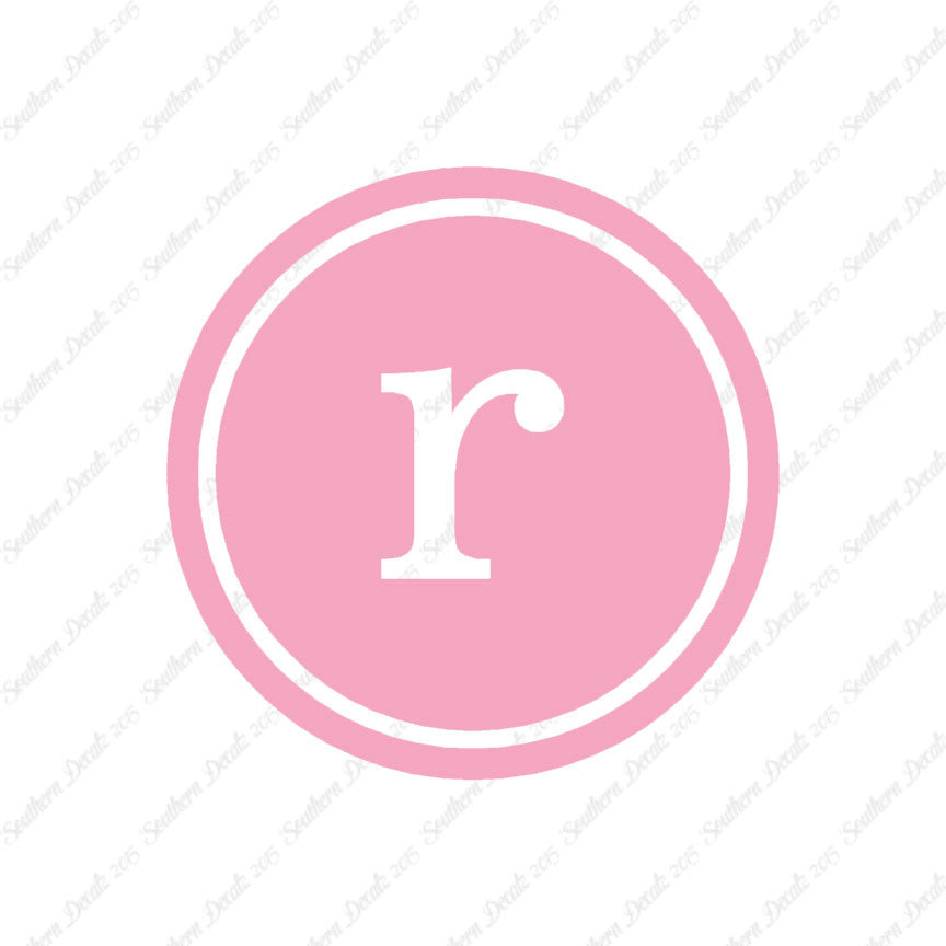 Typewriter Font R Initial