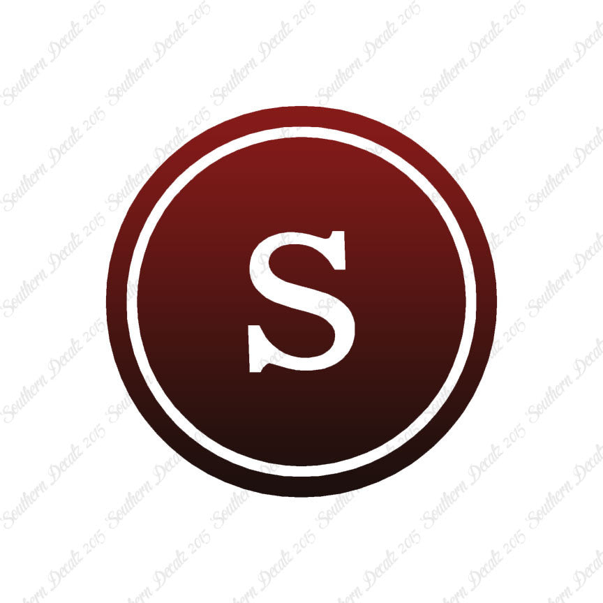 Typewriter Font S Initial