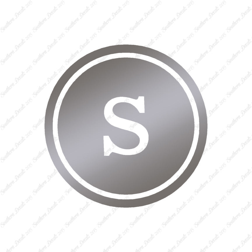 Typewriter Font S Initial