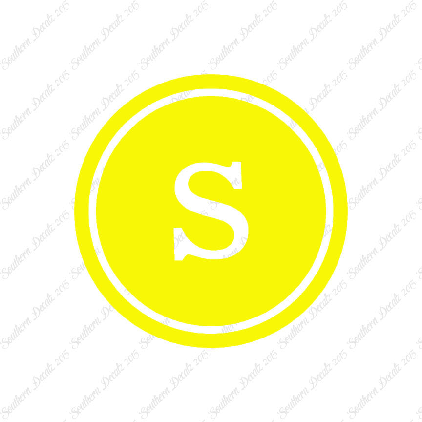 Typewriter Font S Initial