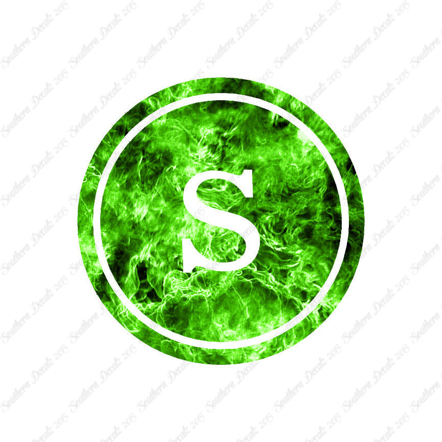 Typewriter Font S Initial