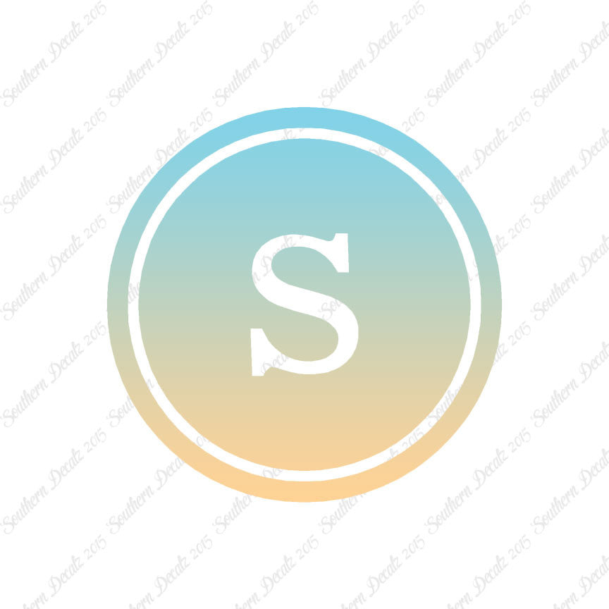 Typewriter Font S Initial