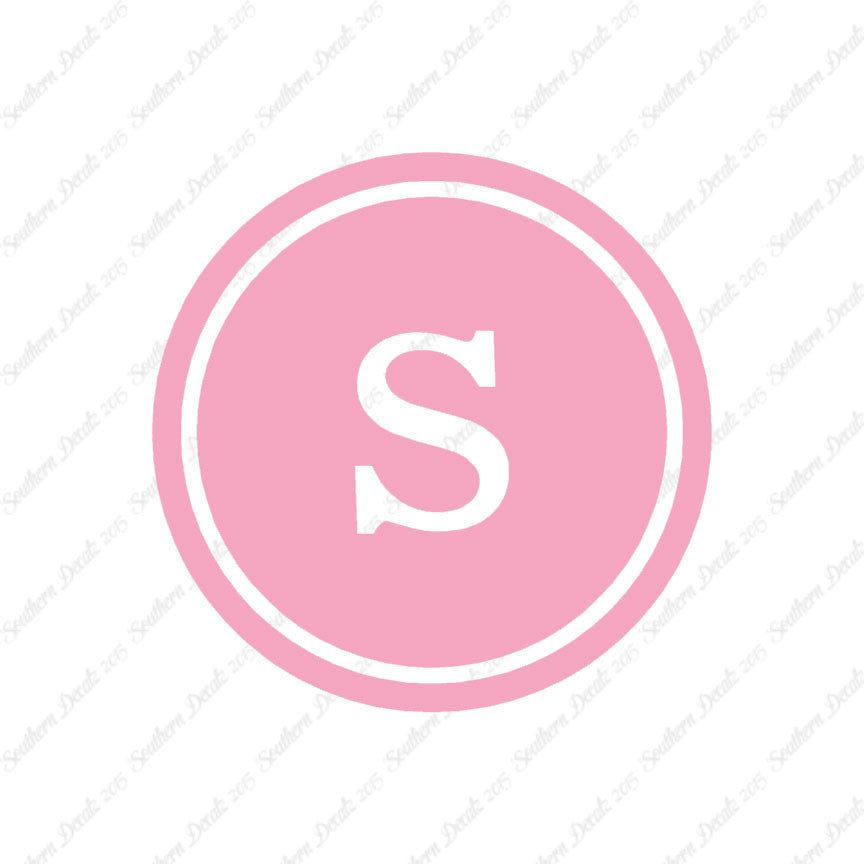 Typewriter Font S Initial