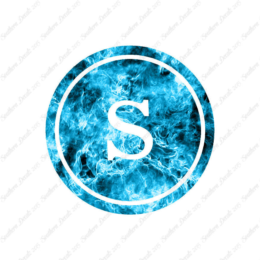 Typewriter Font S Initial