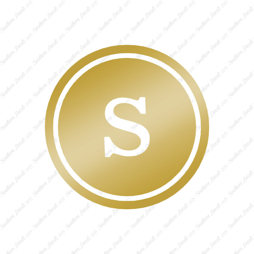 Typewriter Font S Initial