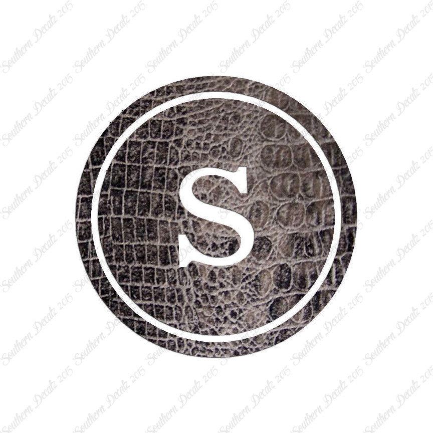 Typewriter Font S Initial