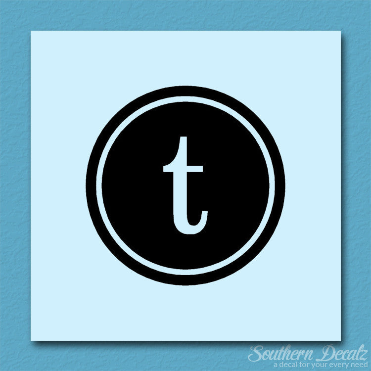 Typewriter Font T Initial
