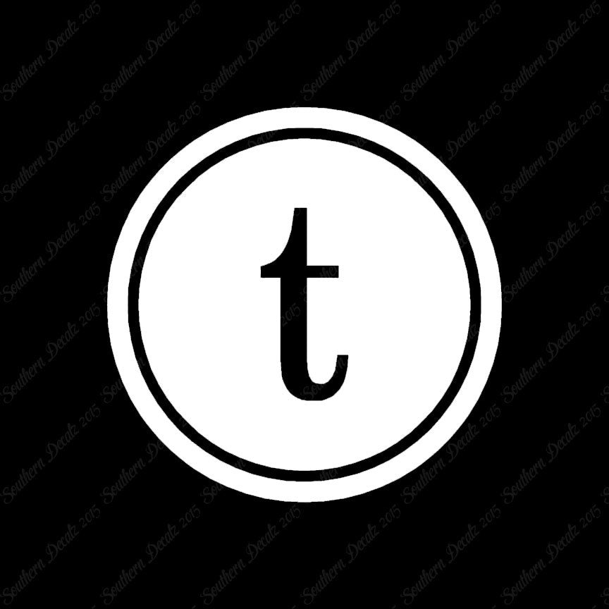 Typewriter Font T Initial