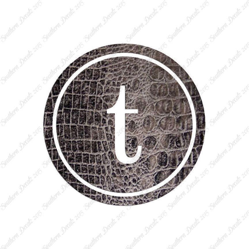 Typewriter Font T Initial