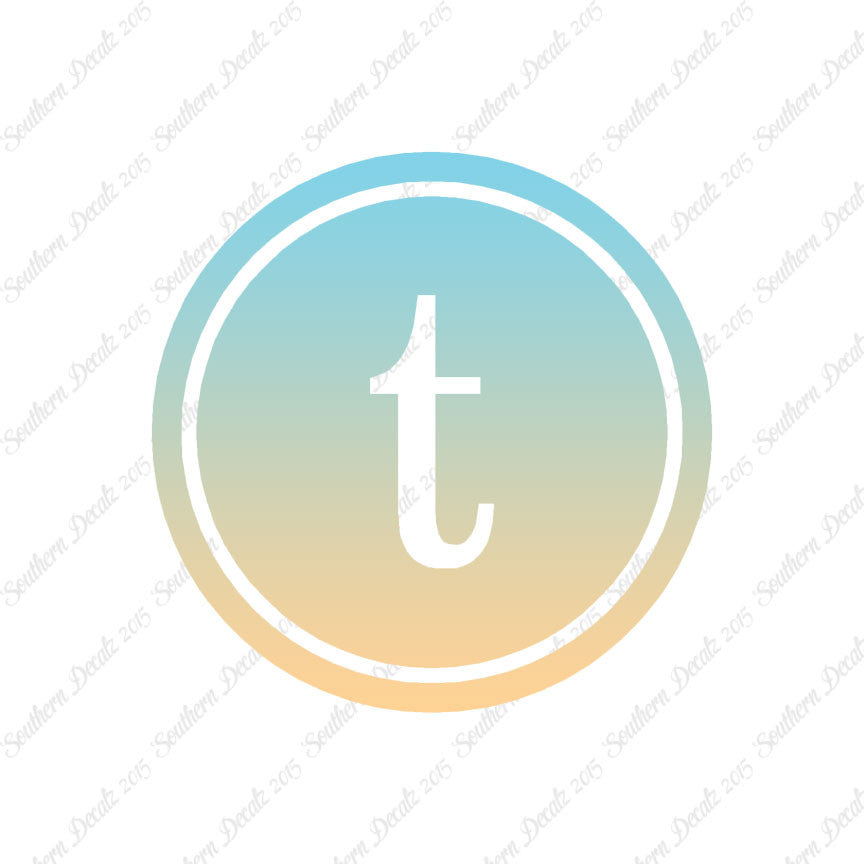 Typewriter Font T Initial