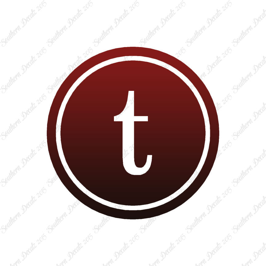Typewriter Font T Initial