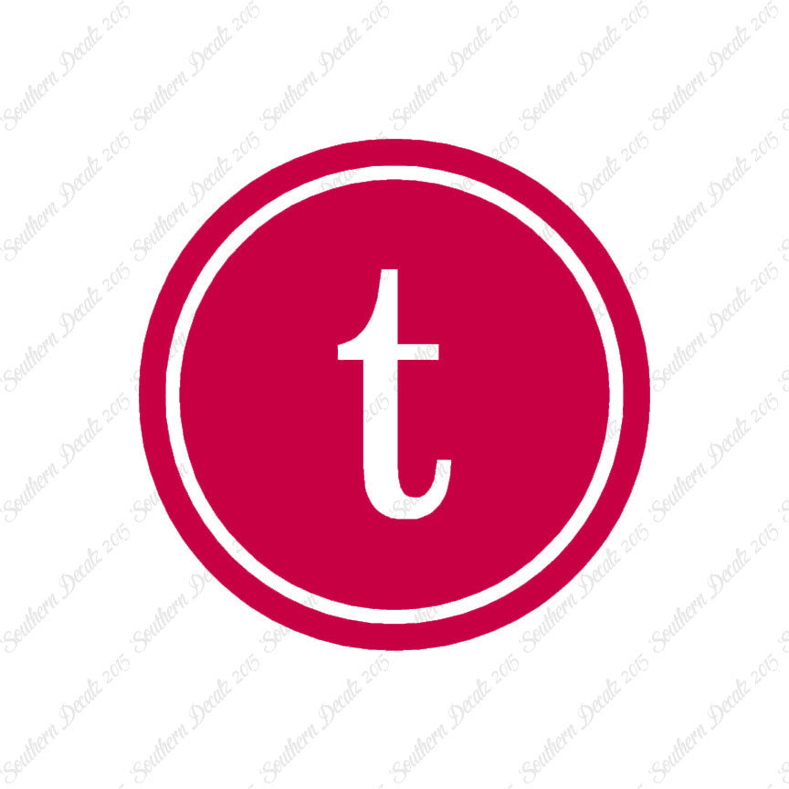 Typewriter Font T Initial
