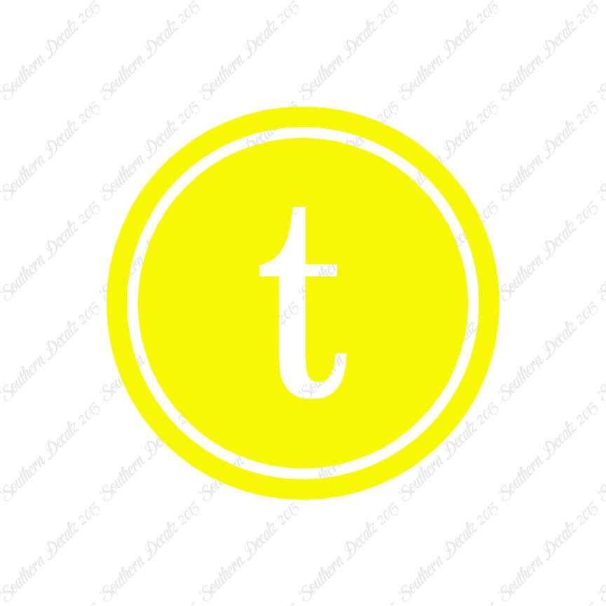 Typewriter Font T Initial