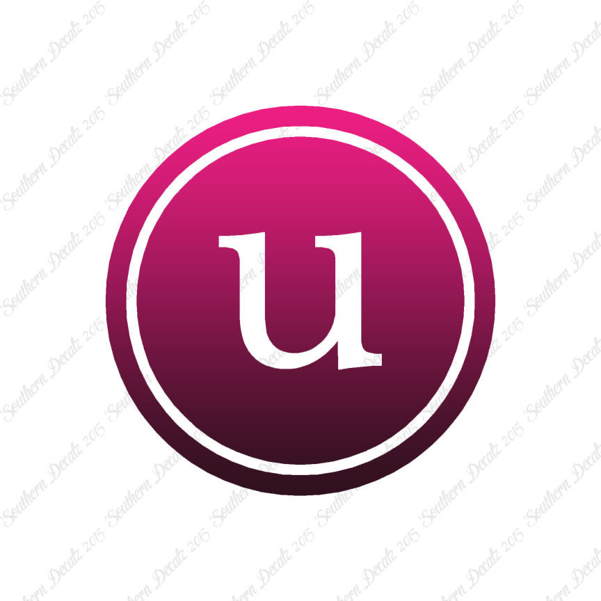 Typewriter Font U Initial