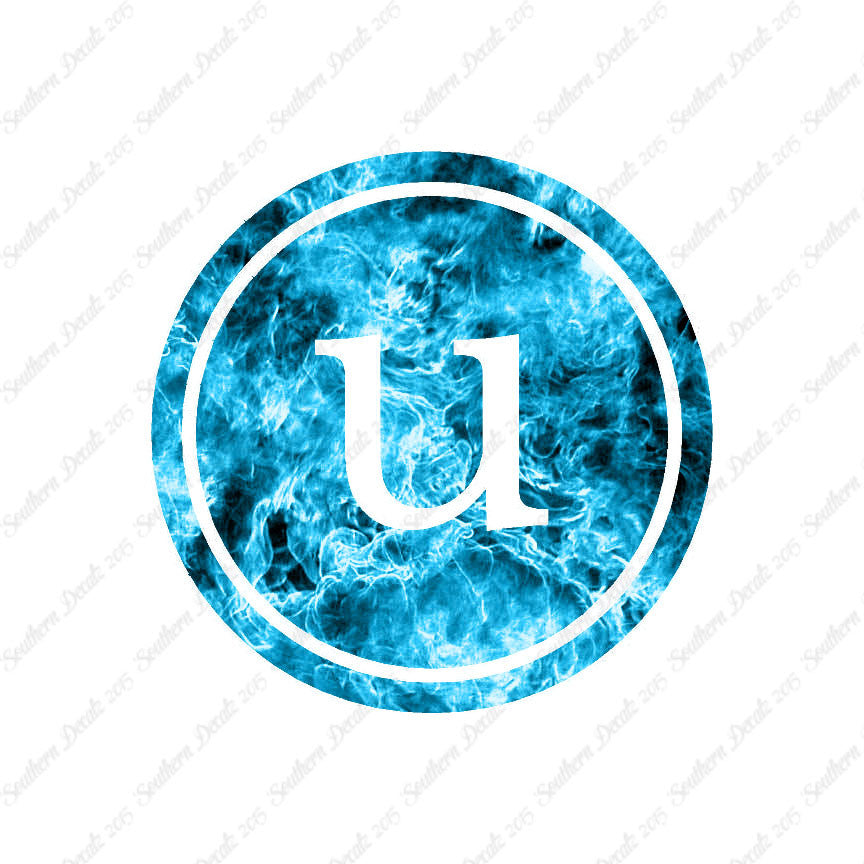 Typewriter Font U Initial