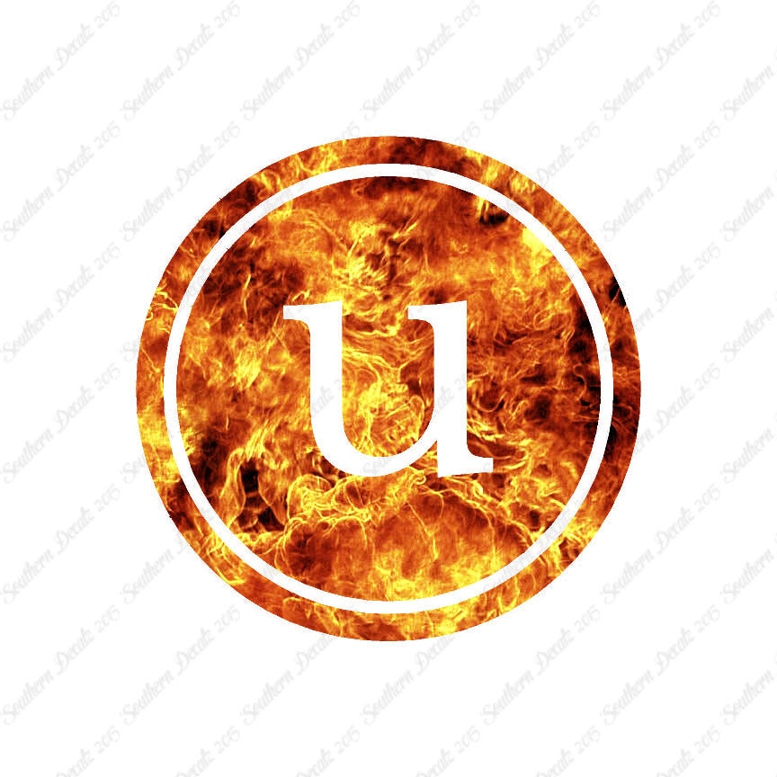 Typewriter Font U Initial
