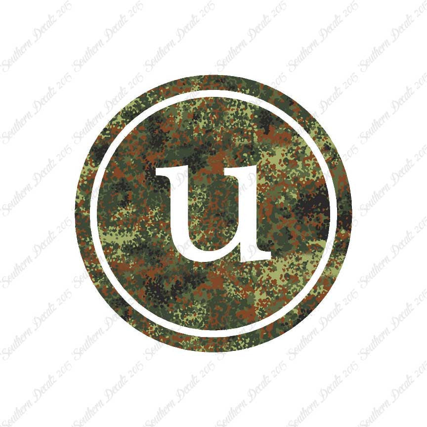 Typewriter Font U Initial