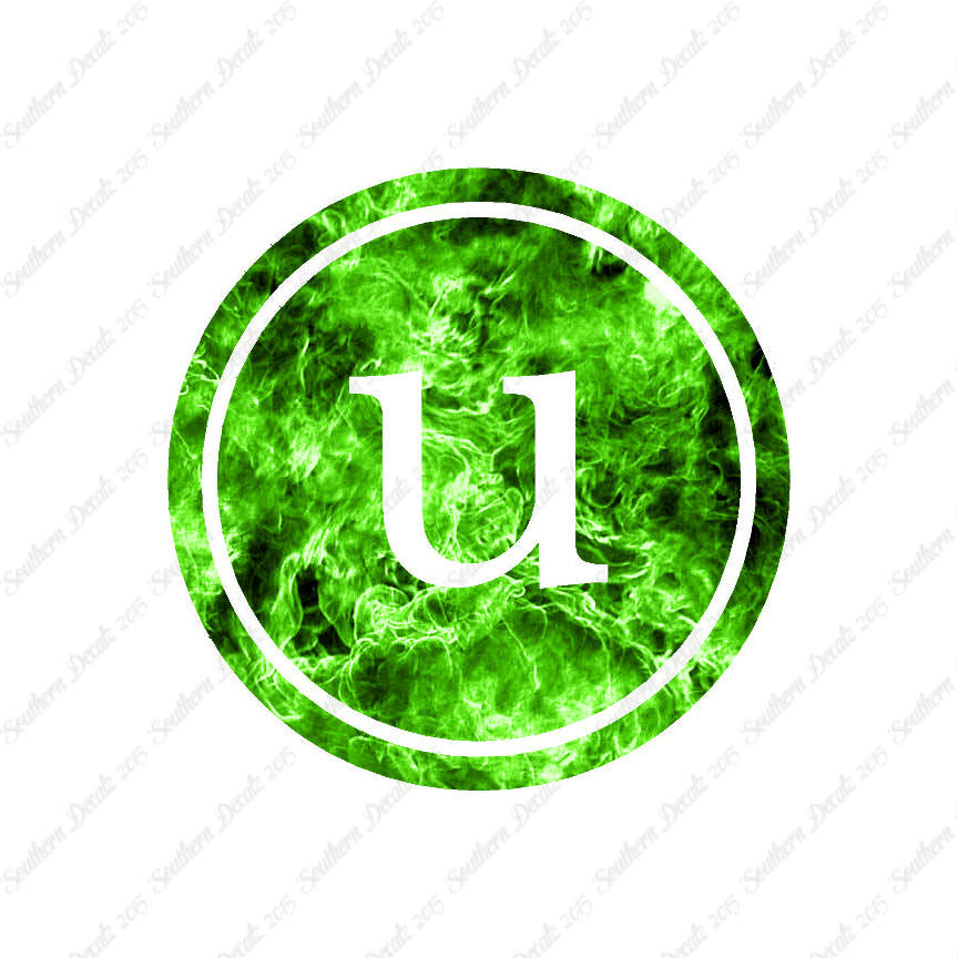 Typewriter Font U Initial