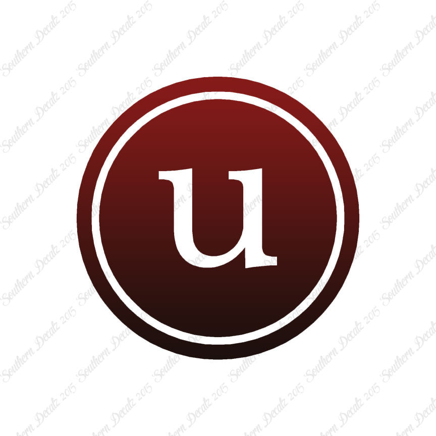 Typewriter Font U Initial