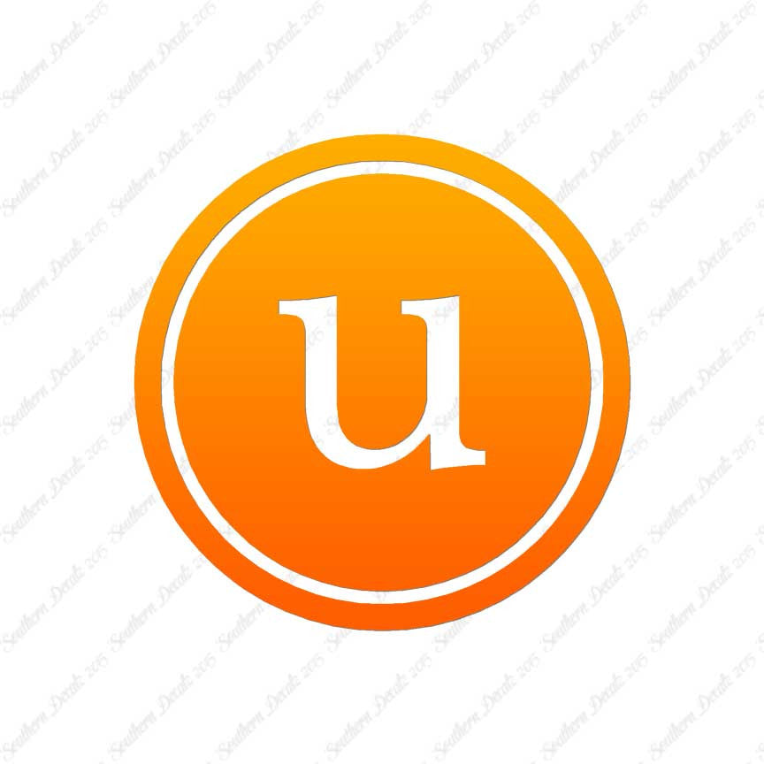 Typewriter Font U Initial