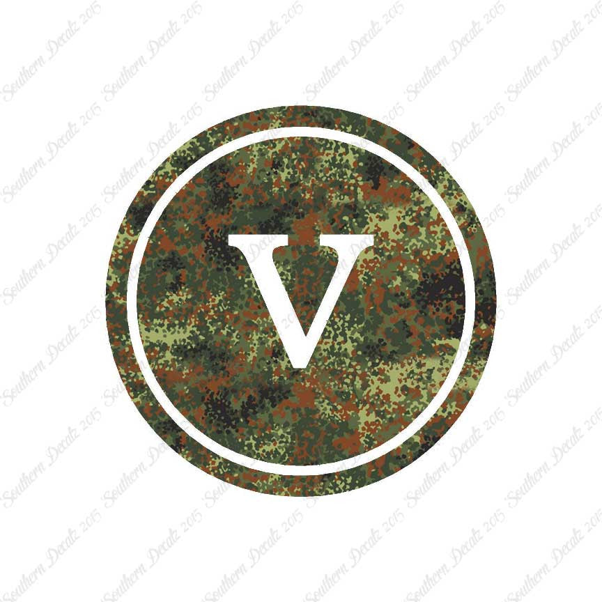 Typewriter Font V Initial
