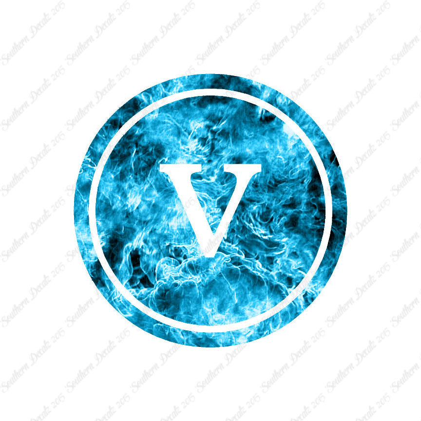 Typewriter Font V Initial