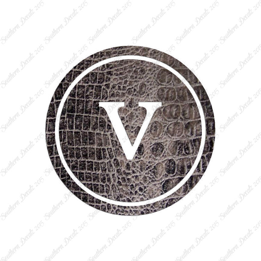 Typewriter Font V Initial